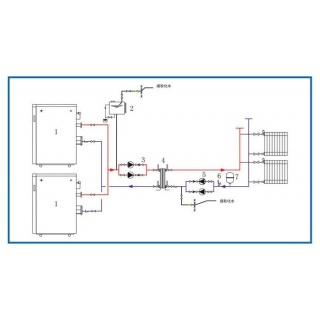 多臺(tái)燃?xì)忮仩t聯(lián)控的采暖循環(huán)系統(tǒng)